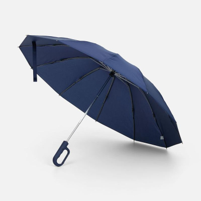 Зонт обратного сложения inLoop с ручкой-карабином