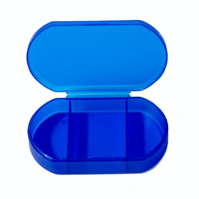 Витаминница TRIZONE, 3 отсека, 6 x 1.3 x 3.9 см, пластик, белая