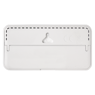 Часы настольные Chronos с термометром и гигрометром, с жк дисплеем, белые