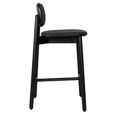 Стул барный с обивкой saga, рогожка