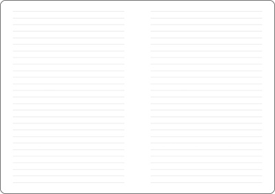 Блокнот линейка<br />15х21 см, 336 стр.