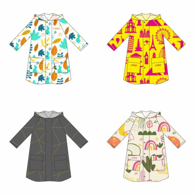 Дождевик классический RainCoat Premium на заказ, разноцветный