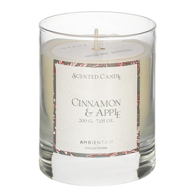 Свеча ароматическая gifting, cinnamon&apple (н), 40 ч