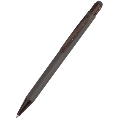 Ручка металлическая Elysia софт-тач, красный