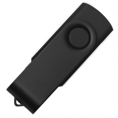 USB flash-карта "Dot" (16Гб), белый, 5,8х2х1,1см,пластик металл