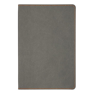 Ежедневник Flexy Latte А5,  с оранжевым срезом, недатированный, в гибкой обложке