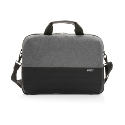 Сумка для ноутбука Swiss Peak с RFID-защитой из rPET AWARE™, 15,6’’