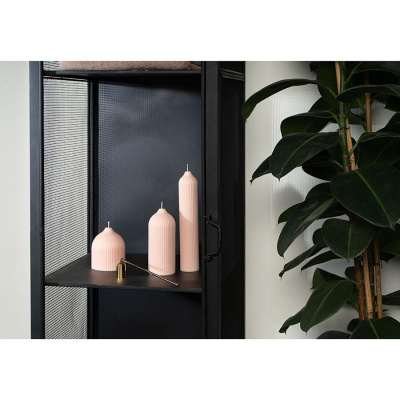 Свеча декоративная розового цвета из коллекции edge, 25,5 см