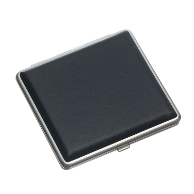 Портсигар SQuire, искусственная кожа, гладкий, 96*93*19 мм