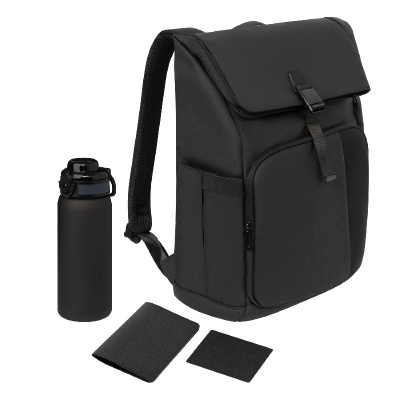 Подарочный набор Grand,  (обложка на паспорт, картхолдер, бутылка, рюкзак)