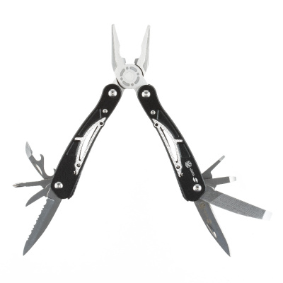 Мультитул Stinger, 104x45 мм, 13 функций, алюминий, в нейлоновом чехле
