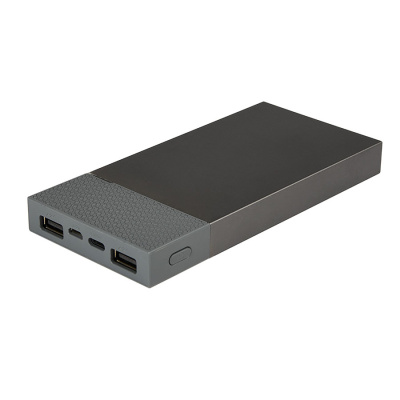 Универсальный аккумулятор "Slim Pro" (10000mAh),белый, 13,8х6,7х1,5 см,пластик,металл