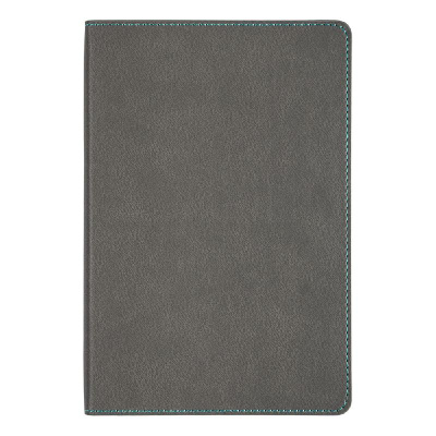 Ежедневник Flexy Latte А5,  с бирюзовым срезом, недатированный, в гибкой обложке