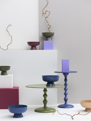 Столик кофейный fluid, D59 см, морские водоросли