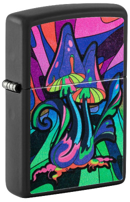 Зажигалка ZIPPO Counter Culture с покрытием Black Light, латунь,овая 38x13x57 мм