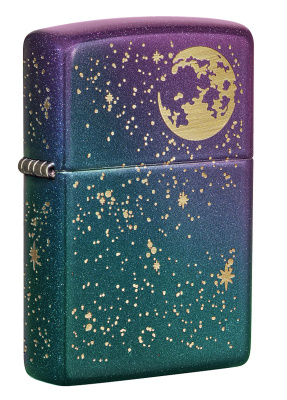 Зажигалка ZIPPO Starry Sky с покрытием Iridescent, латунь, овая, 38x13x57 мм