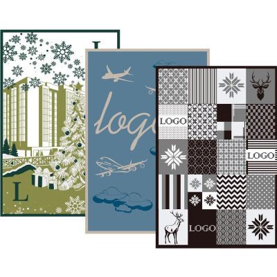 Плед на заказ Tricksy Net, 3 цвета, М