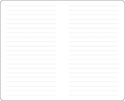 Блокнот линейка<br />10x16 см, 336 стр.