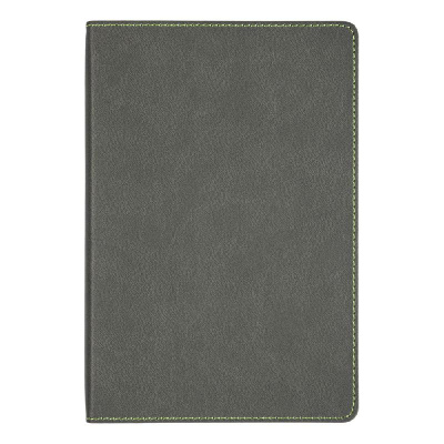 Ежедневник Flexy Latte А5,  с салатовым срезом, недатированный, в гибкой обложке