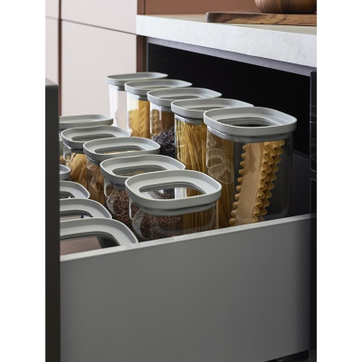 Банка для хранения стеклянная с крышкой, 2 л