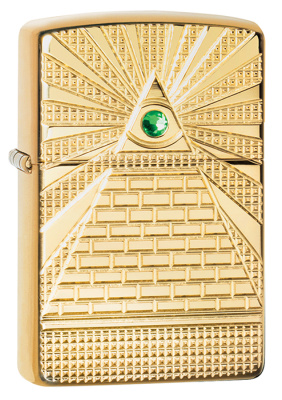 Зажигалка ZIPPO Armor™ с покрытием High Polish Brass, латунь, 38x13x57 мм