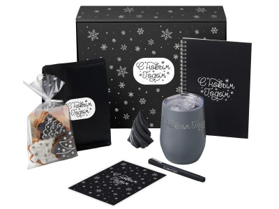 Подарочный набор Re:Start с термокружкой, кофе и блокнотом