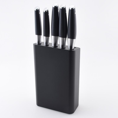 Набор ножей кухонных с подставкой prime, 5 шт.