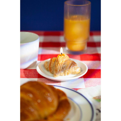 Свеча 3d good morning, croissant, 8,9 см