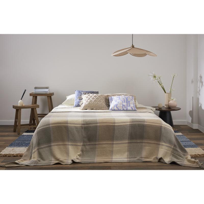 Покрывало из хлопка warm traditions  из коллекции essential, 230х250 см