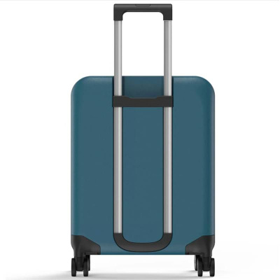 Чемодан складной Rollink Vega 360 55x40x20 см, 4 колеса, сине-зеленый