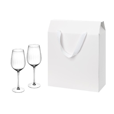 Подарочный набор 2 бокала для вина Blanche в большом подарочном пакете