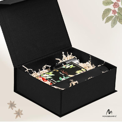 Подарочный набор Solution Prestige Trio (термос, вспениватель для молока, кофе)