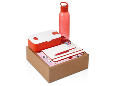 Набор Bitetime с бутылкой для воды, блокнотом, ручкой и ланчбоксом