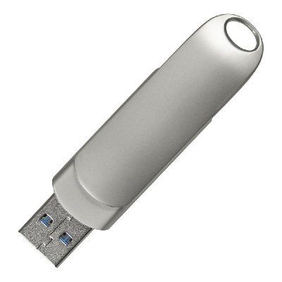 Флеш накопитель  USB 3.0 + TYPE C Cupertino, металл, 32 GB