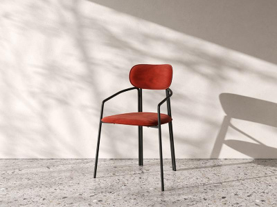 Стул ror, велюр