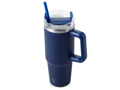 Термокружка KRANSTON с трубочкой и поворотной крышкой, 850 мл