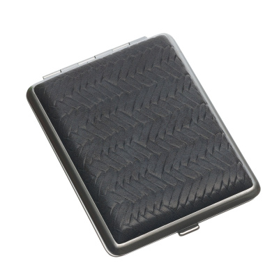 Портсигар SQuire, искусственная кожа,  с рисунком, 74*95*18 мм