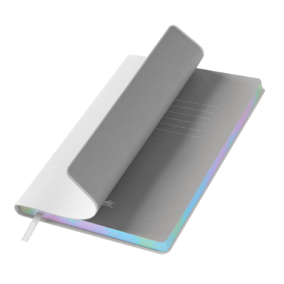 Ежедневник Galaxy недатированный, гибкая обложка, срез голограф. фольга