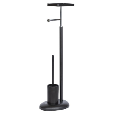 Держатель для туалетной бумаги с ершиком и полкой salvucci, 93 см