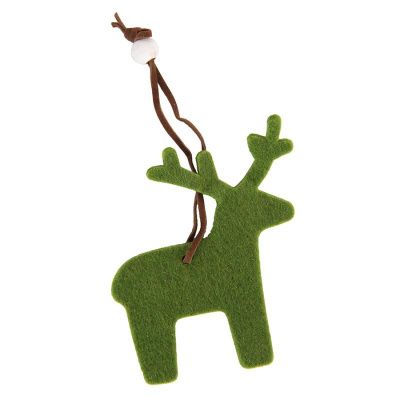 Украшение на елку  "Снежинка", 9х9х0,3см, фетр, шелкография