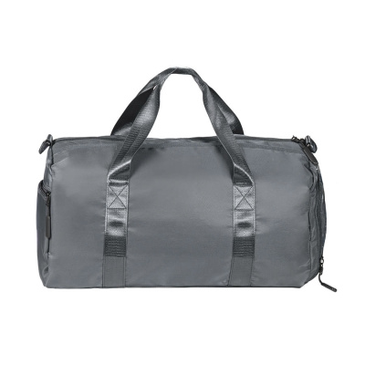 Сумка спортивная "Gym" без ремня, серая, 45х21х20 см, полиэстер