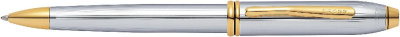 Шариковая ручка Cross Townsend    с золотистой отделкой