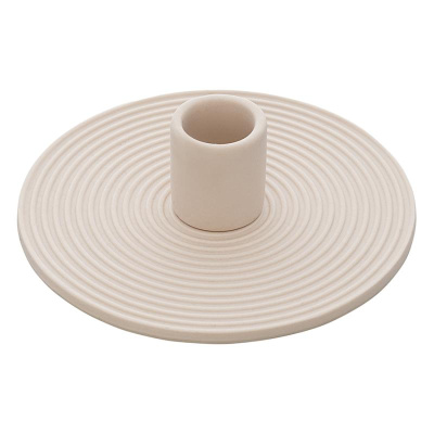 Подсвечник из каменной керамики  из коллекции essential