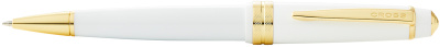 Шариковая ручка Cross Bailey Light Polished White Resin and Gold Tone