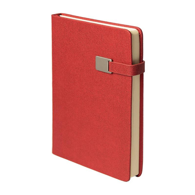 Ежедневник недатированный Linnie, А5, темно-зеленый, кремовый блок