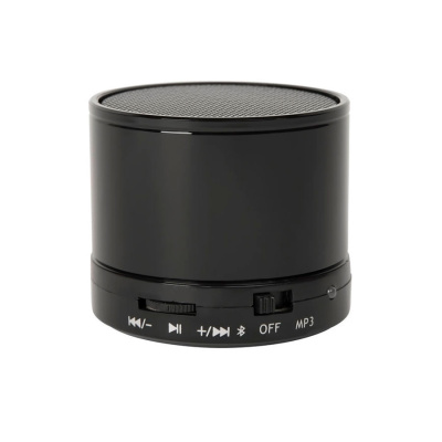 Портативная bluetooth-колонка "Martins",белый, 5,9х5 см,пластик,металл