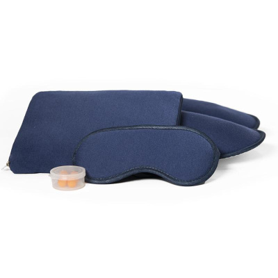 Набор дорожный "Релакс", оранжевый, 20х15 см,  хлопок/нейлон