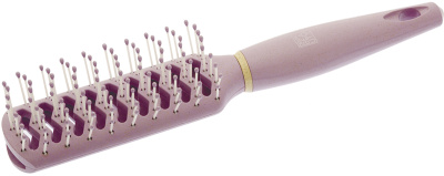 Щетка Dewal Beauty серия "Черничное мороженое " продувная с нейлоновым штифтом прямоугольная