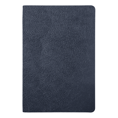 Ежедневник Flexy Columbus А5,  с серебристым срезом, недатированный, в гибкой обложке