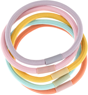 Резинки для волос Dewal Beauty "Акварель",  (5 шт)